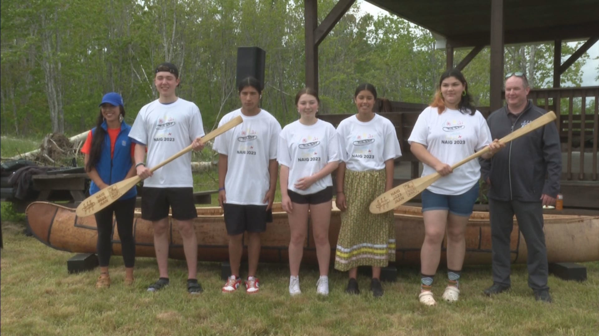 Traditional Mikmaw Birch Bark Canoe Travels Nova Scotia Ahead Of Naig