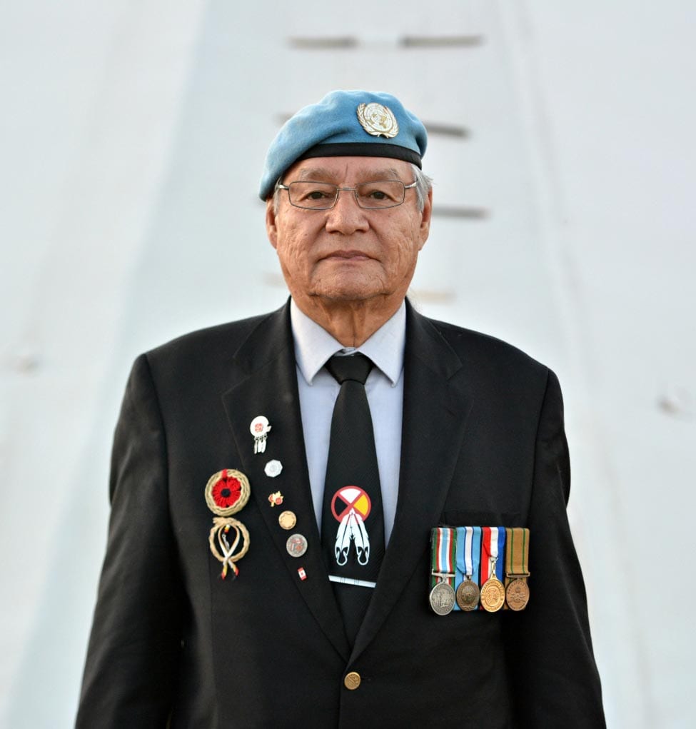 Steven Ross, Grand Chief of the Saskatchewan First Nations Veterans Association.