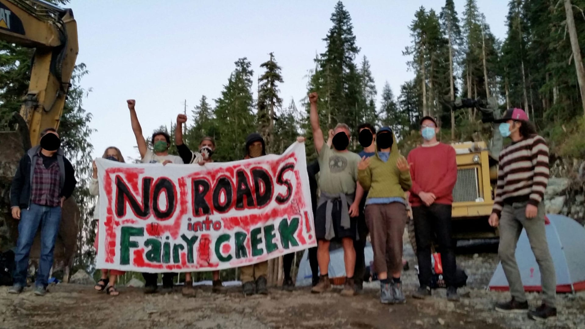 Protesters pushing back against old-growth logging in B.C. - APTN News