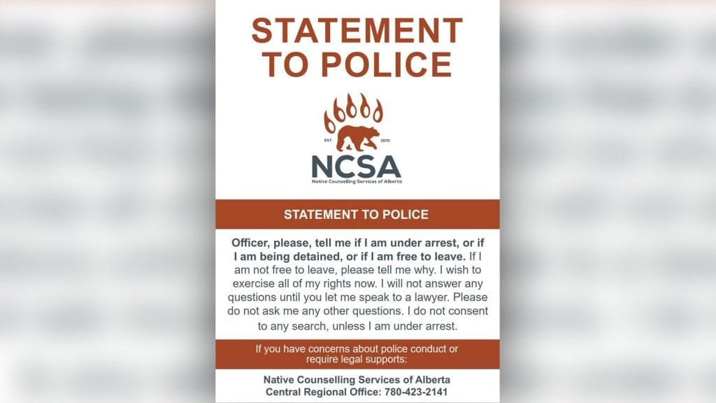 Statement to police cards in Edmonton now available for download