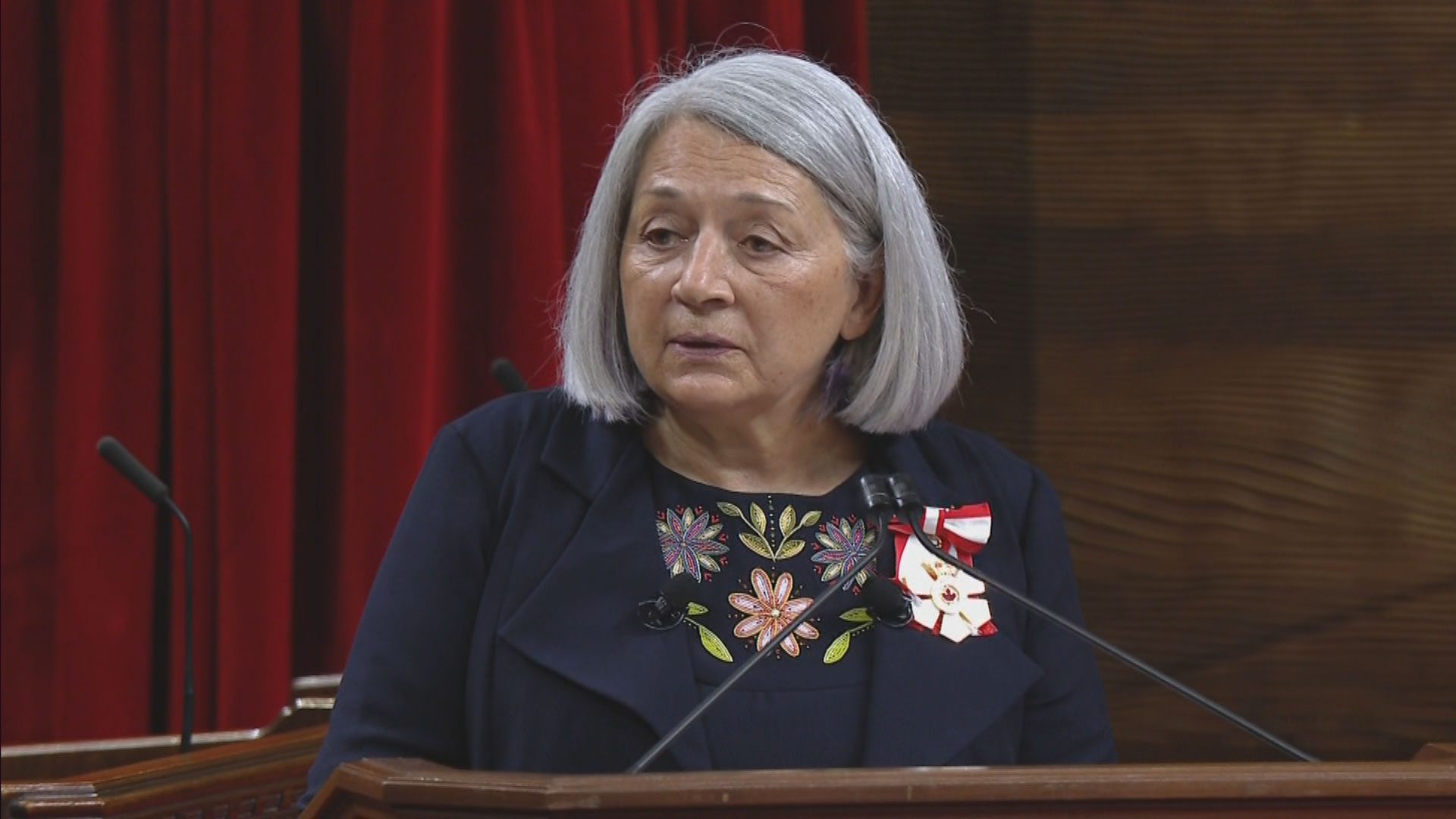 Governor General Mary Simon talks reconciliation, environment in speech