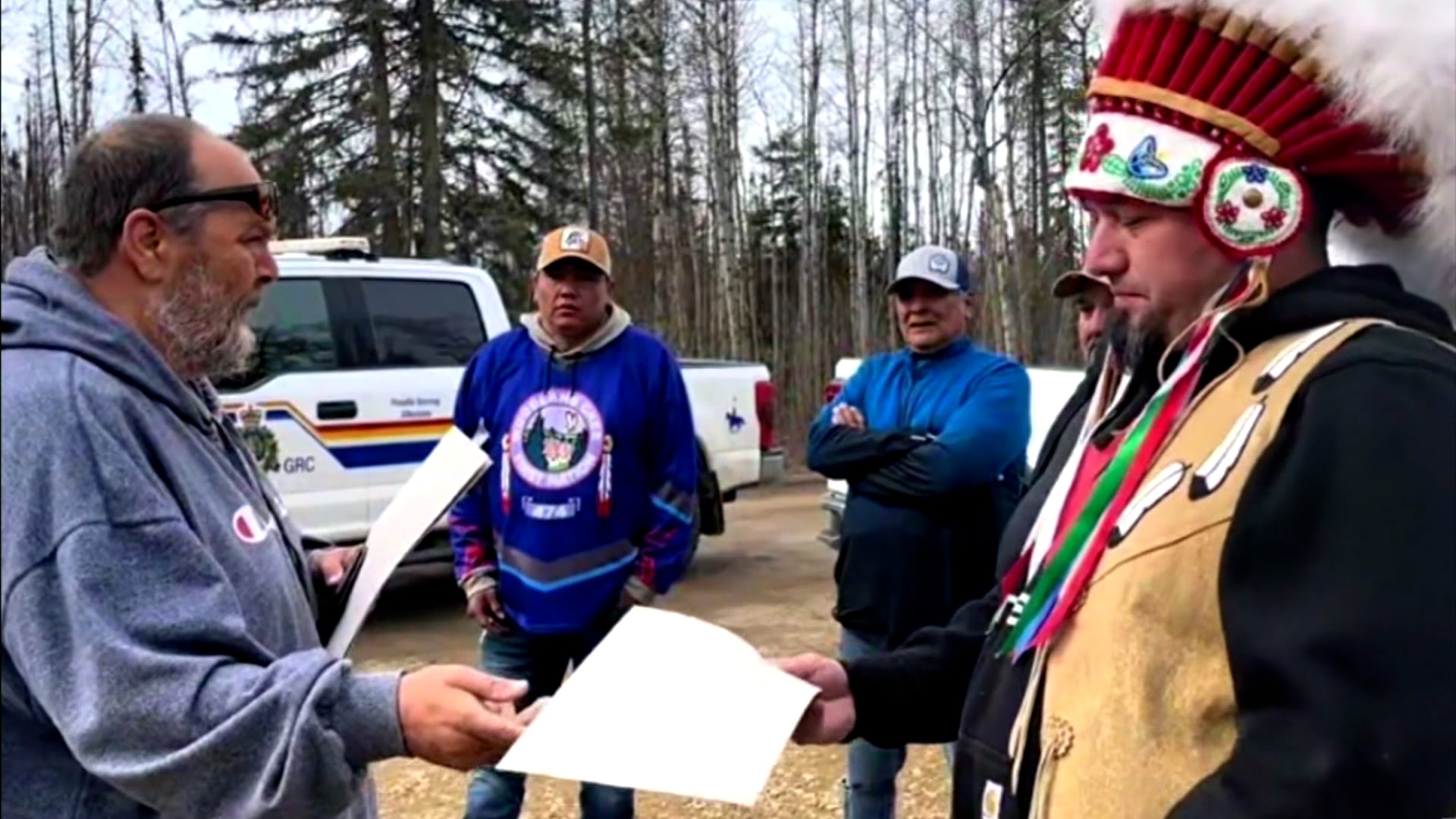 Why a First Nation in Alberta is protesting against Obsidian Energy - APTN News